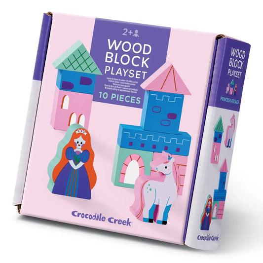 Build & Play Mini Wood Blocks - Princess Palace