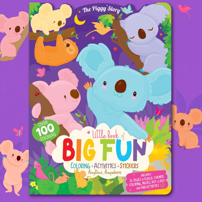 Little Book of Big Fun Assortment- Ballerina, Unicorn, Horse & Koala
