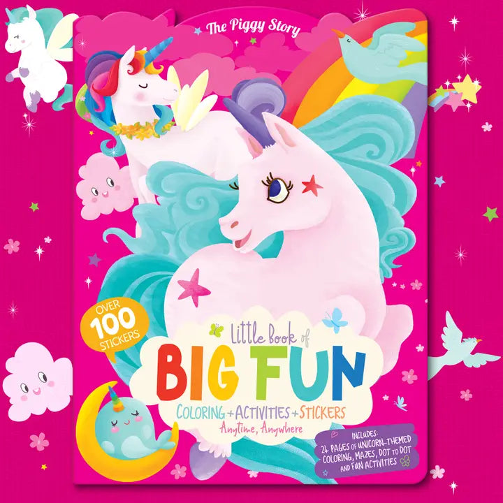 Little Book of Big Fun Assortment- Ballerina, Unicorn, Horse & Koala