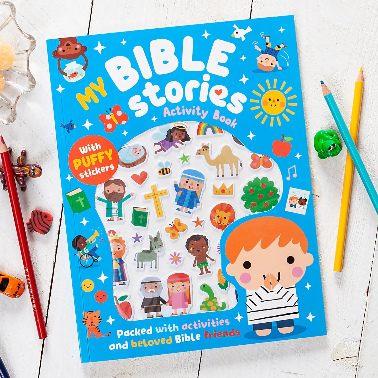 My Bible Stories Activity Book Blue