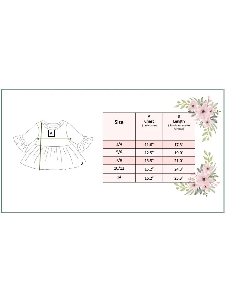 Kids Pink Leopard Ruffle Sleeve Shirt Blouse