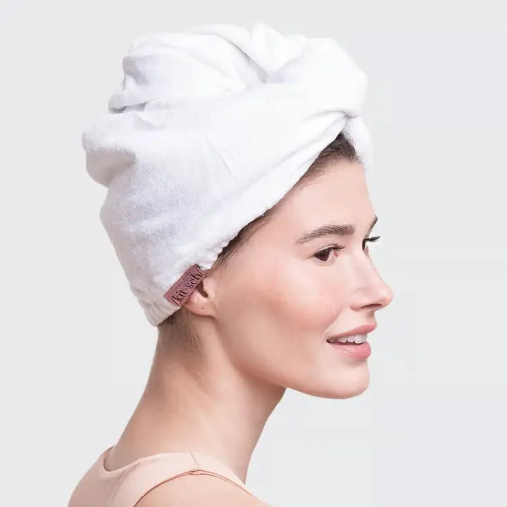 Quick Dry Hair Towel - Ivory