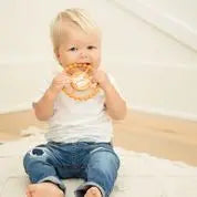 Sweet Cheeks Happy Teether