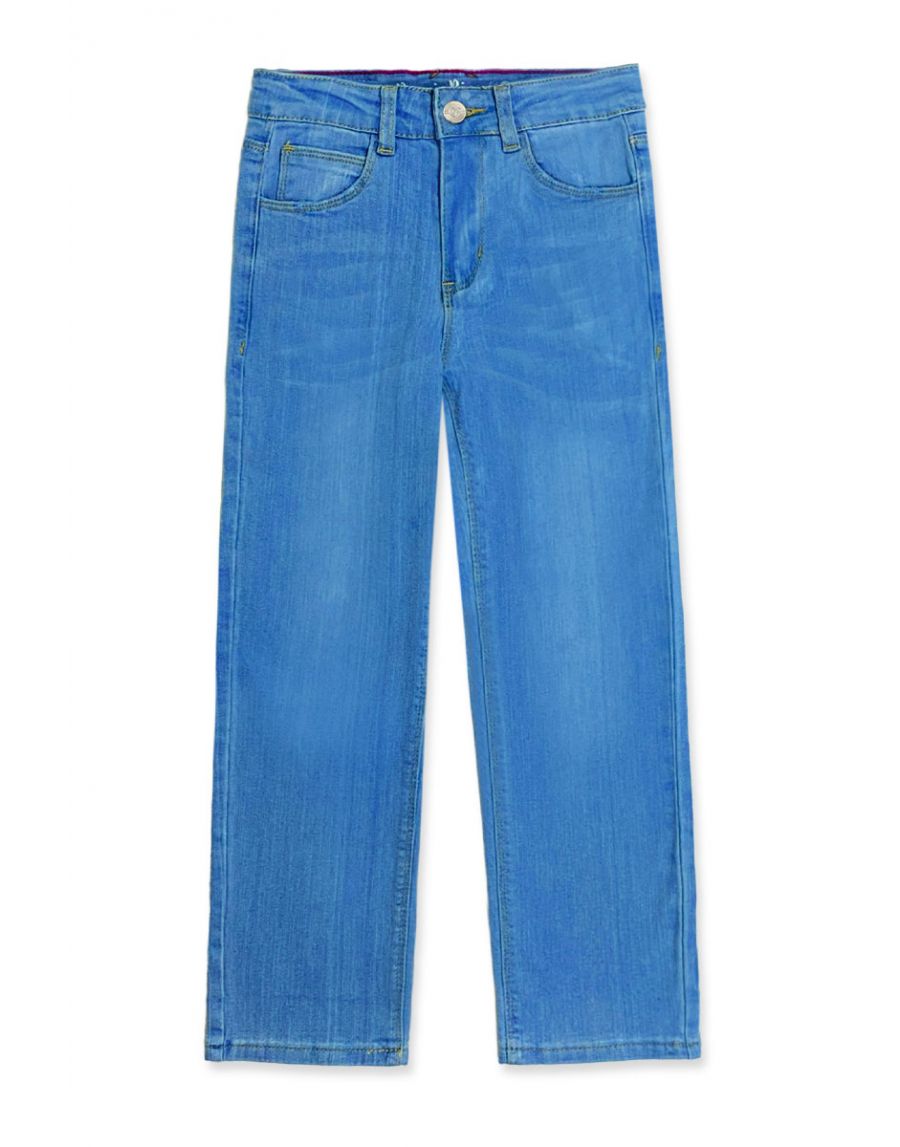 Toddler's Premium Straight Fit Denim Jeans Medium Wash