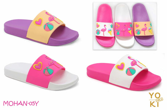 Two-Tone Eva Beach Slide Sandals