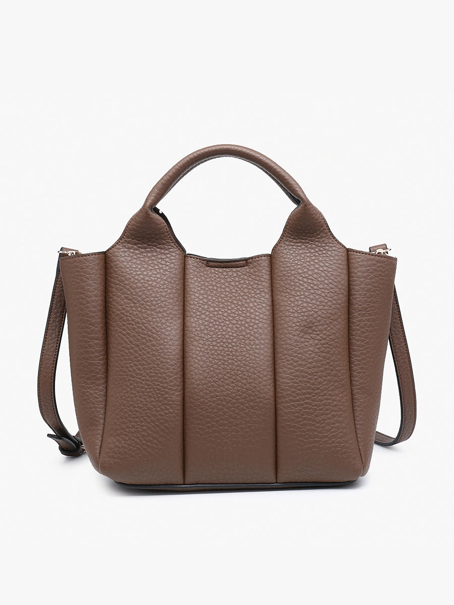 Maddox Paneled Satchel