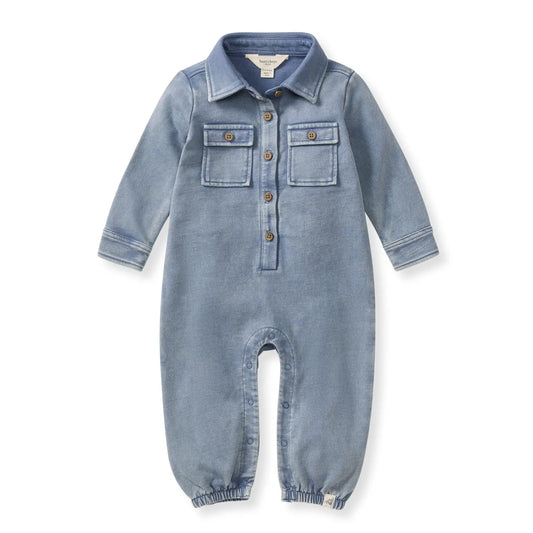 Acid Wash Infant Jumpsuit