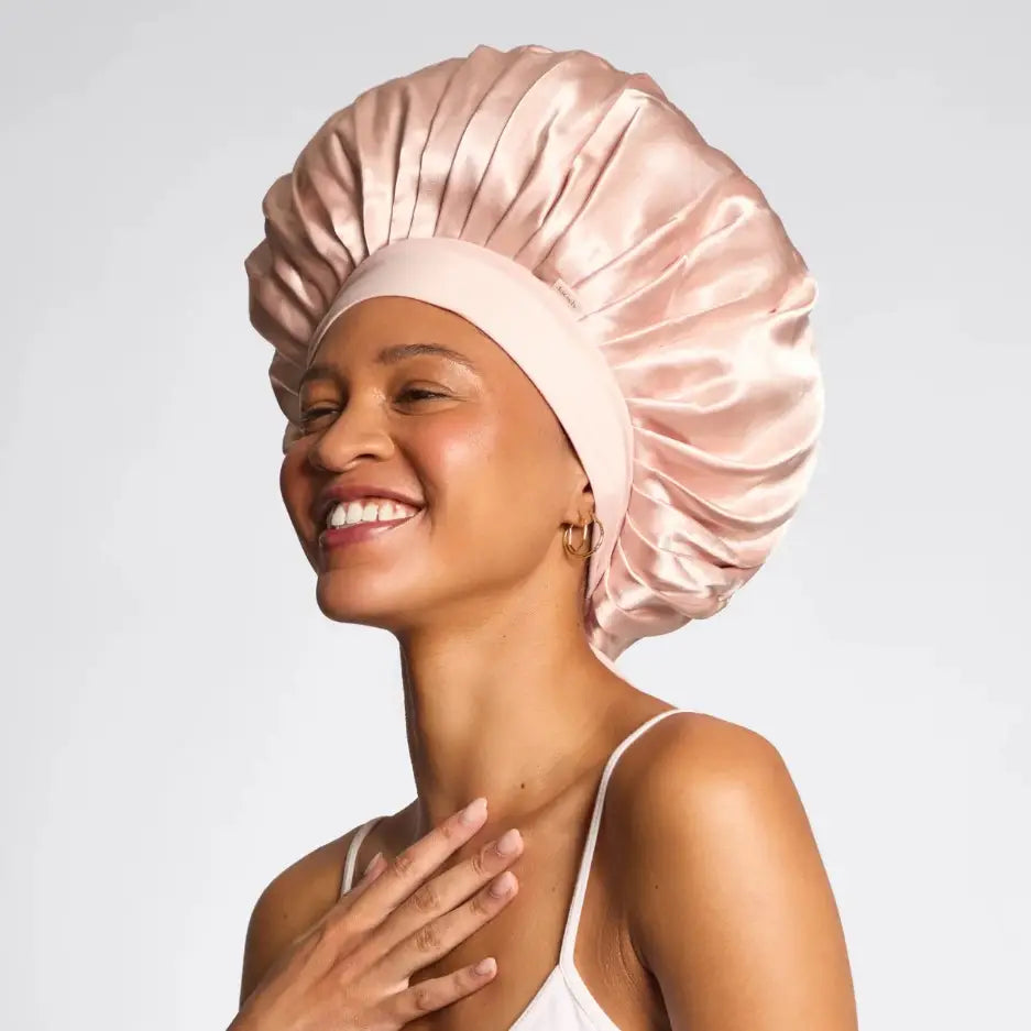 Adjustable Oversized Bonnet-Blush