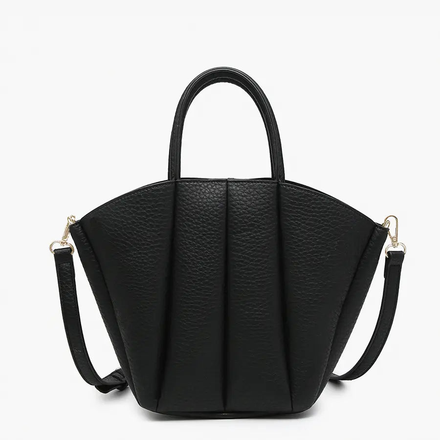 Ashton Shaped Paneled Hobo w/ Long Strap