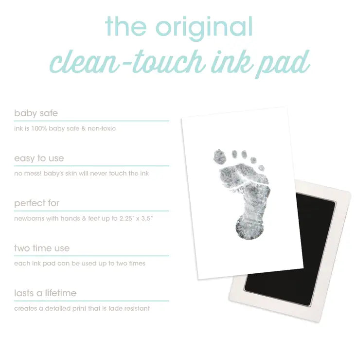 Baby Handprint or Footprint Clean-Touch Ink Pad Kit