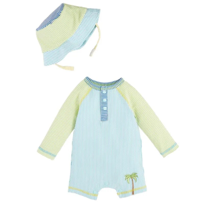Baby Seersucker Rashguard Set
