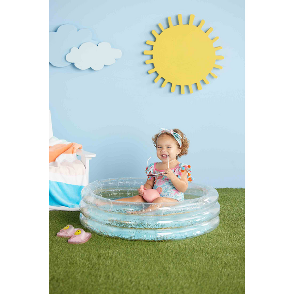 Blue Glitter Baby Pool