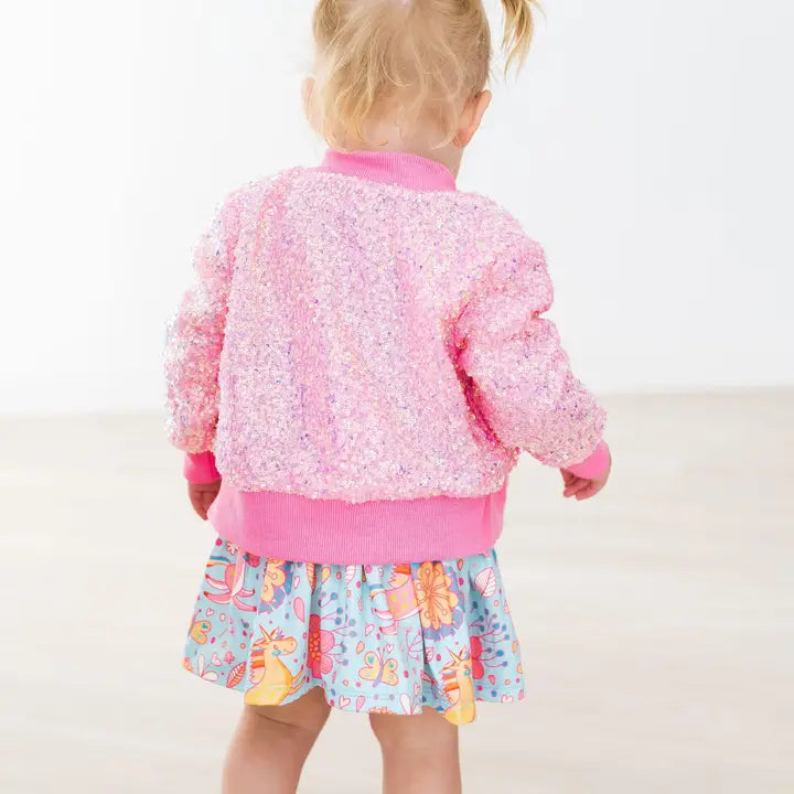 Bubblegum Pink Sequin Jacket