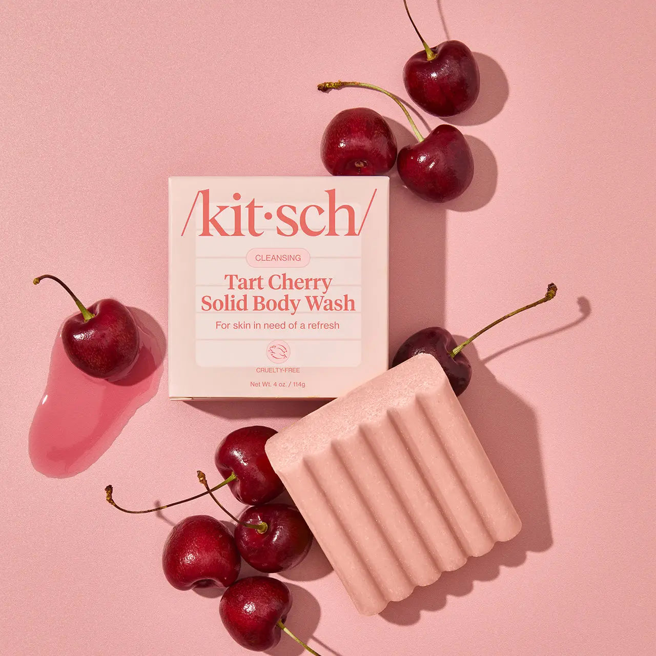 Cleansing Tart Cherry Solid Body Wash