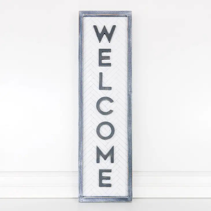 Double Sided 'Welcome" Sign