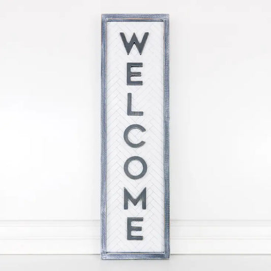 Double Sided 'Welcome" Sign