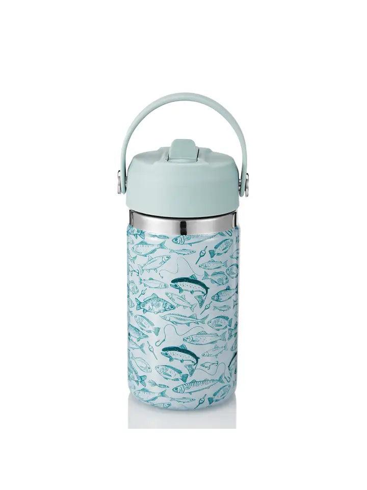 Kids Gone Fishin' 12 oz. Bottle with Straw Cap