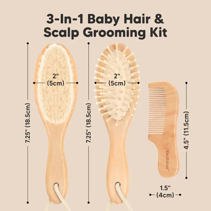 Baby Hair Brush and Comb Set