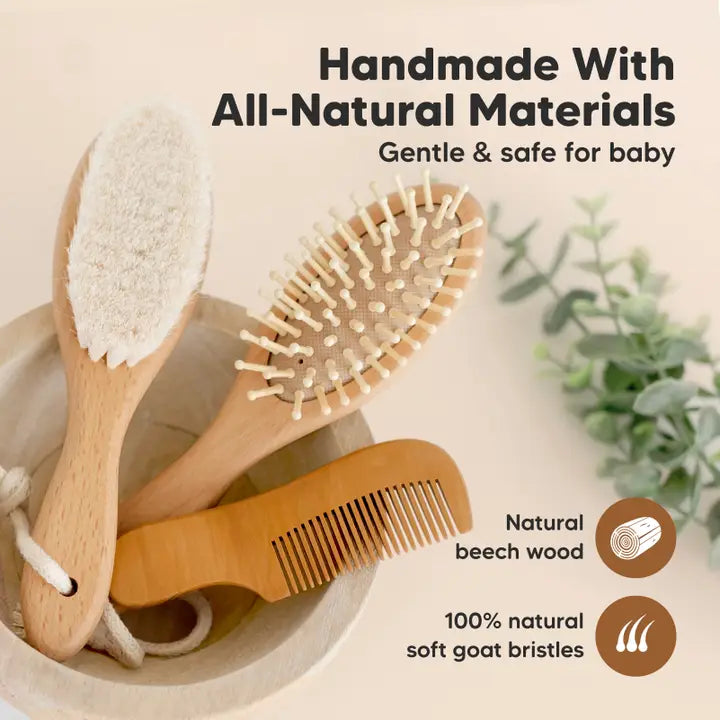 Baby Hair Brush and Comb Set