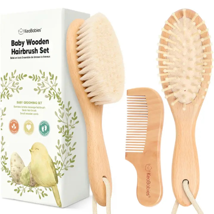 Baby Hair Brush and Comb Set