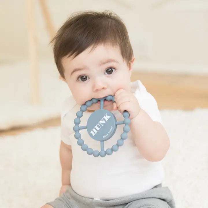 Hunk Blue Happy Teether