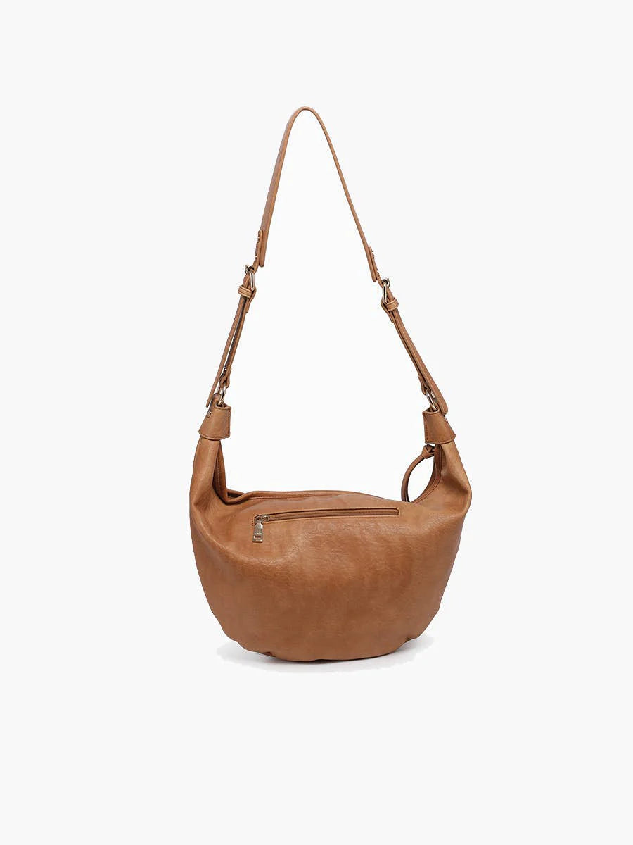 Leigh Distressed Hobo Bag