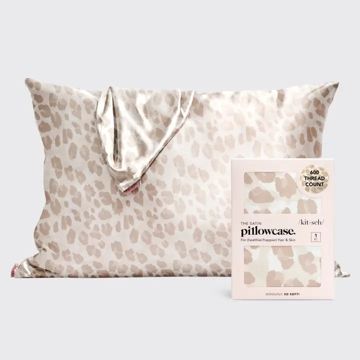 Satin Pillowcase - Leopard