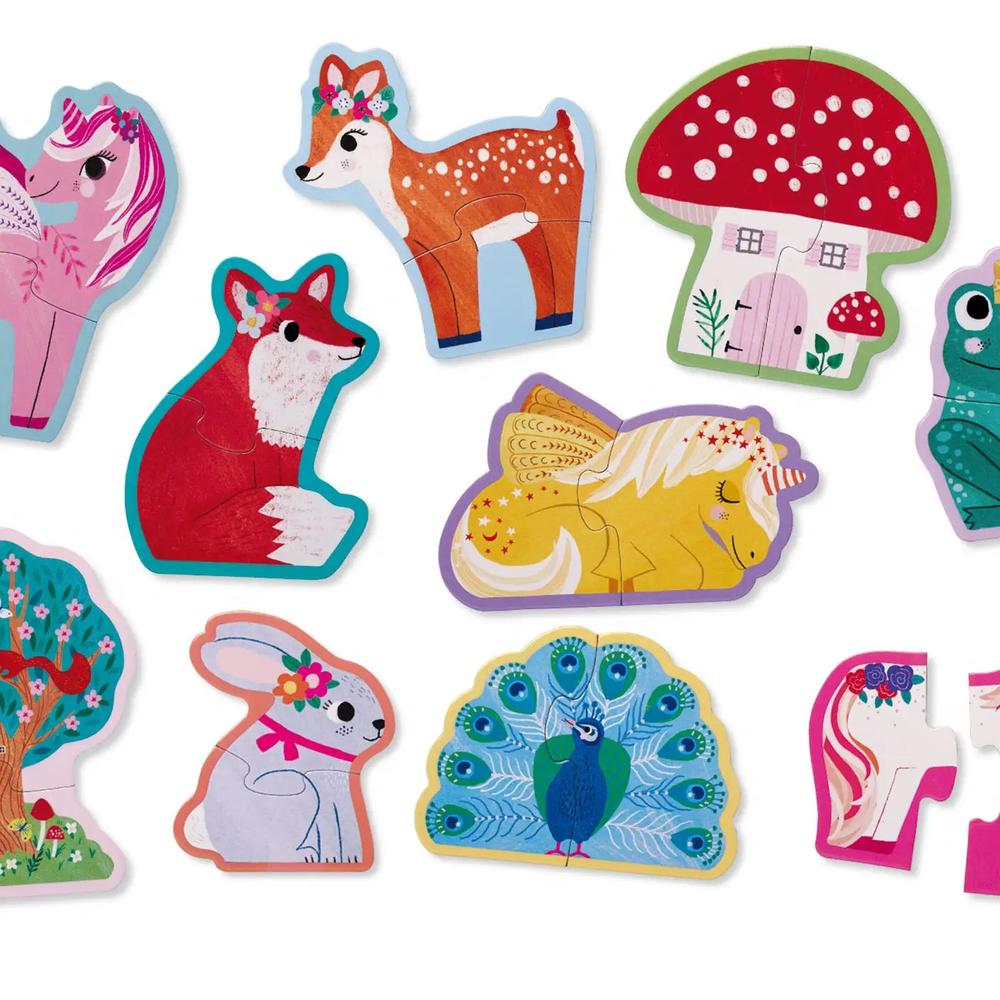 Let's Begin 2-Piece Puzzle - Unicorn