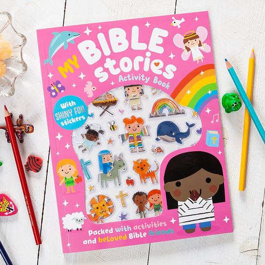 My Bible Stories Activity Book Pink