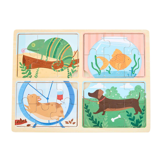 Pets 4-in-1 Puzzle