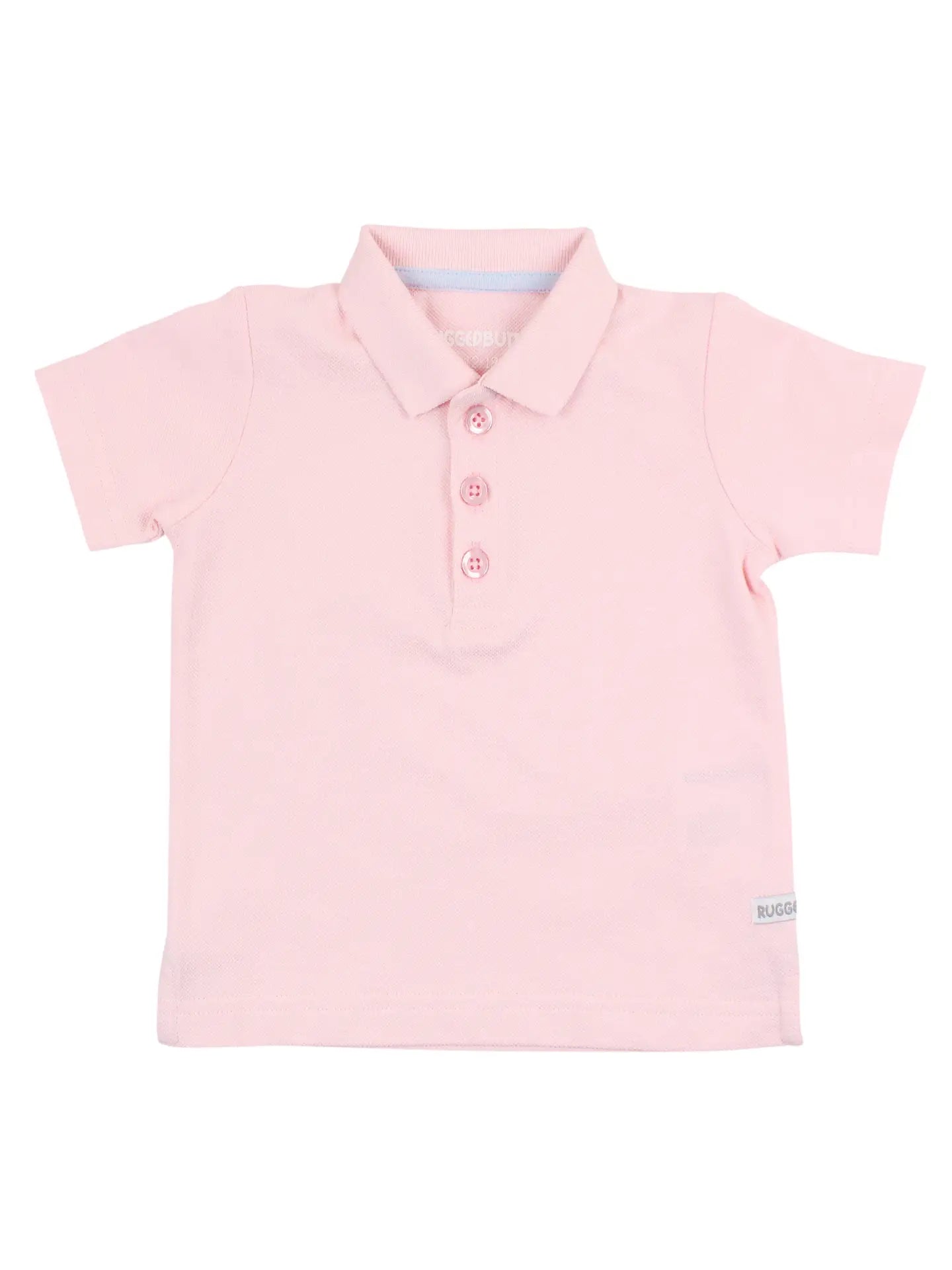 Pink Pique Short Sleeve Polo Shirt