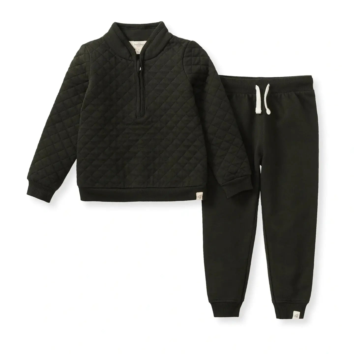 Quilted Organic Cotton Top & Pants Shadow