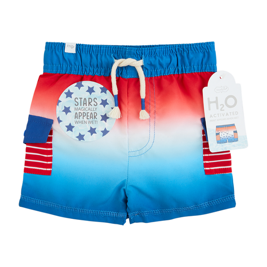 Boys' Stars Color Change Swim Trunks