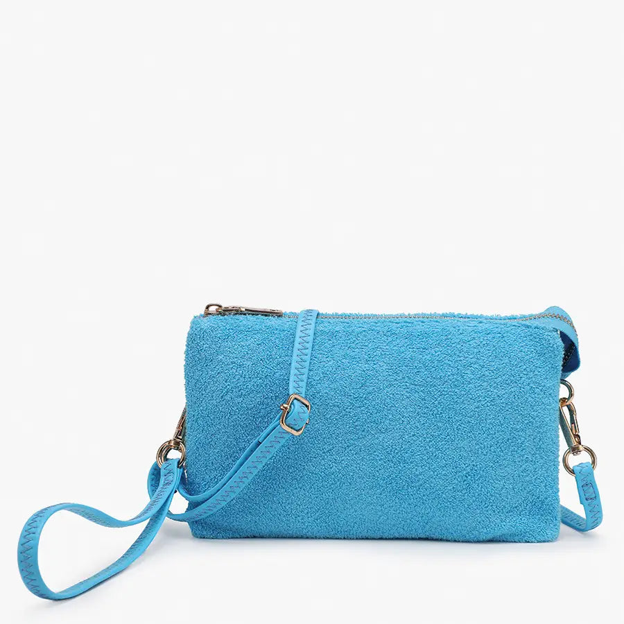 Riley Terry Cloth Crossbody/Wristlet