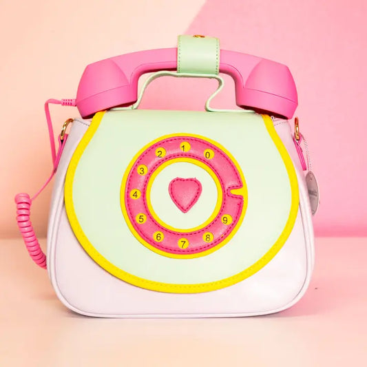 Ring Ring Phone Convertible Handbag-Cotton Candy