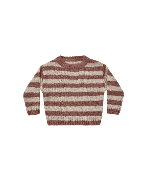 Aspen Sweater Mocha Stripe