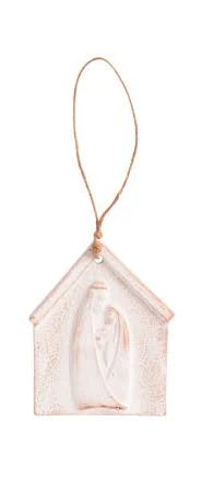 Family Embrace Nativity Ornament